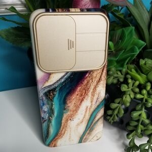 Gviewin Mermaid Marble Shockproof Case w/Lense Protection